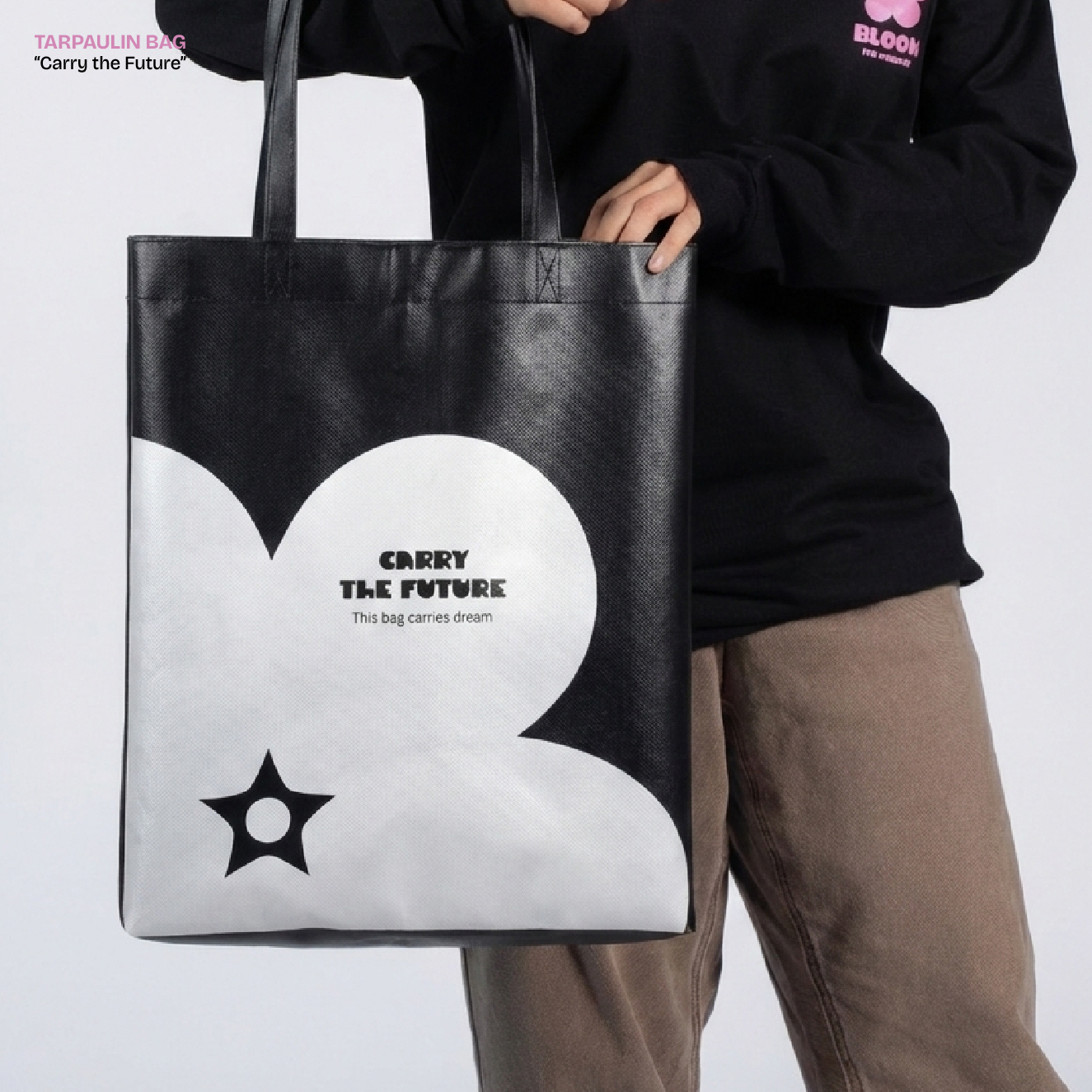 Alternative view of Tarpaulin Bag “Carry the Future”