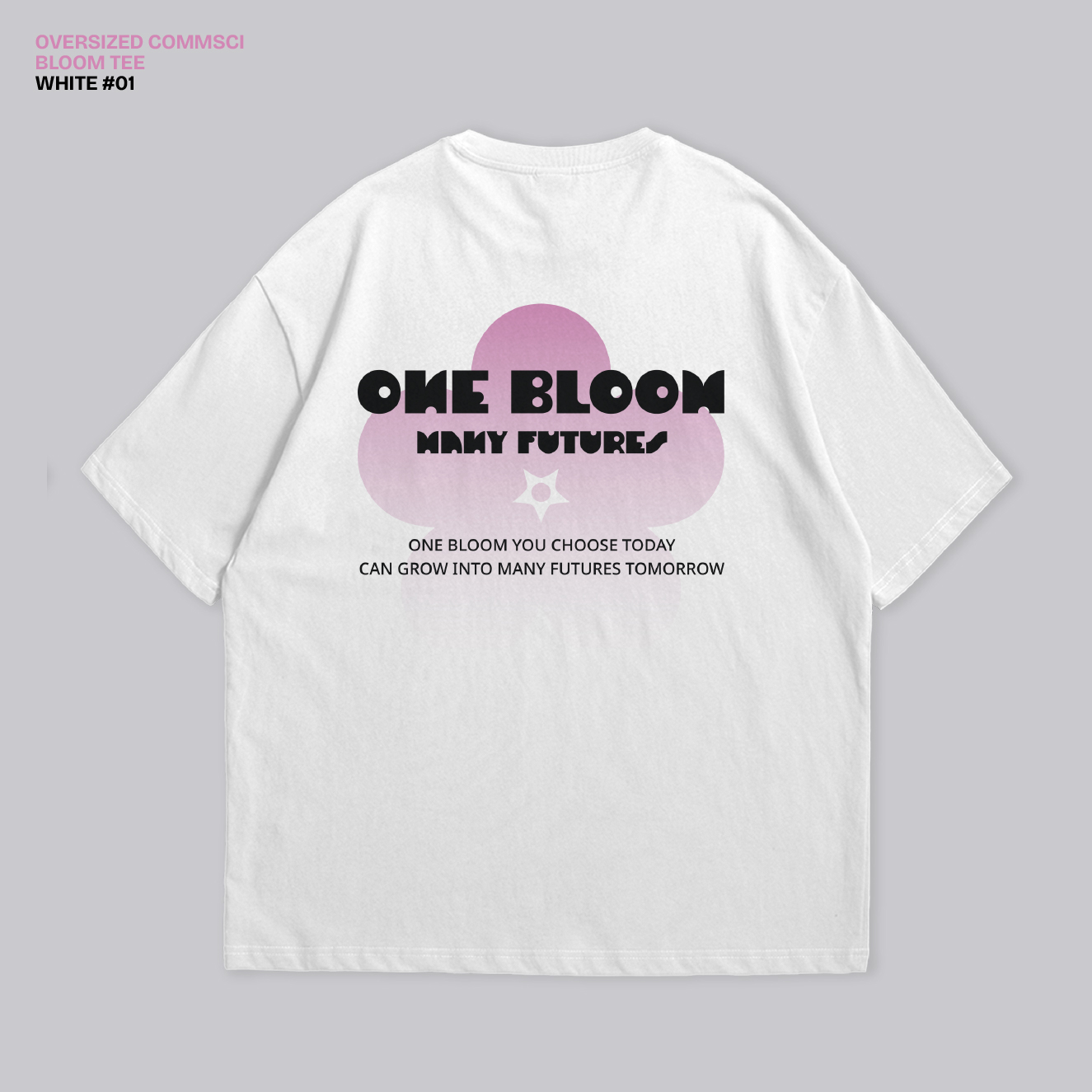 Alternative view of Oversized Bloom Tee (DFT #01)