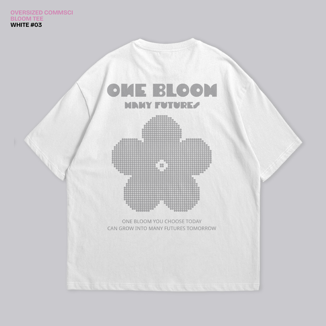Alternative view of Oversized Bloom Tee (DFT #03)