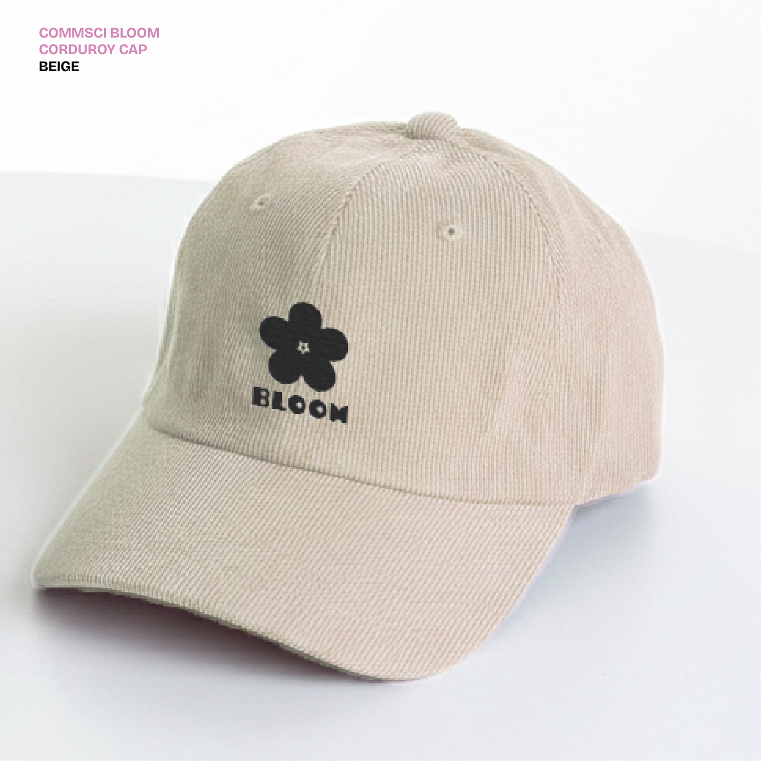Alternative view of CommSci Bloom Corduroy Cap