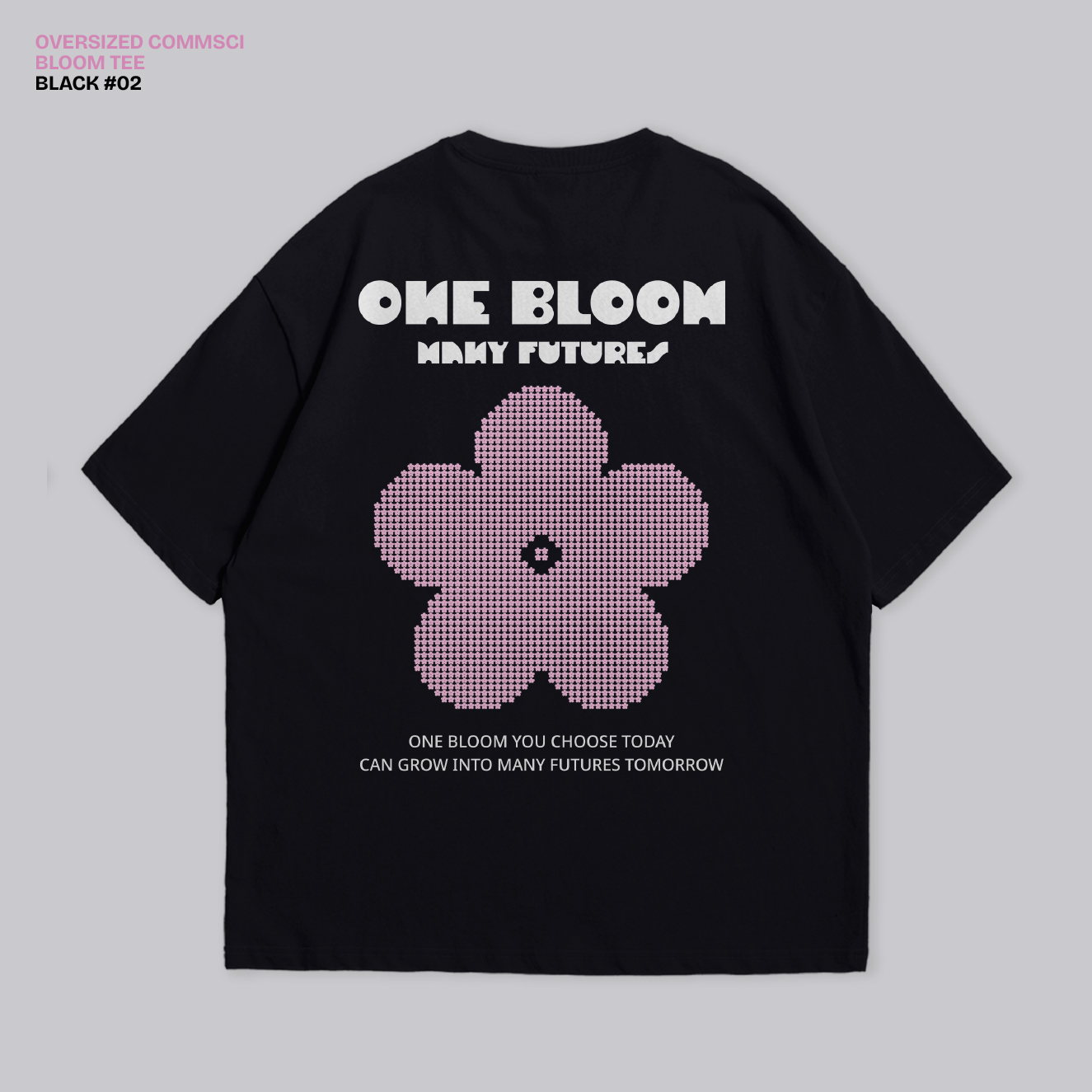 Alternative view of Oversized Bloom Tee (DFT #02)